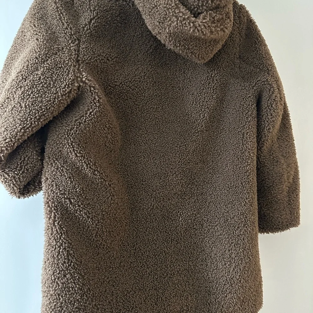 Zara Brown Fleece-Lined Jacket